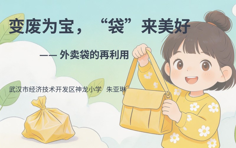 变废为宝 “袋”来美好——外卖袋的再利用